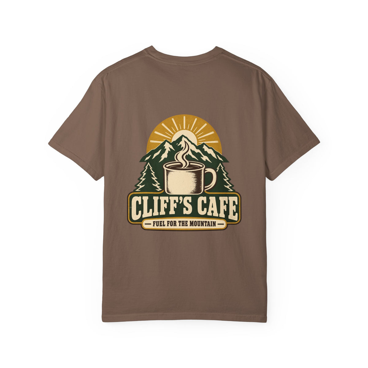 Cliff’s Café Fuel for the Mountain Tee