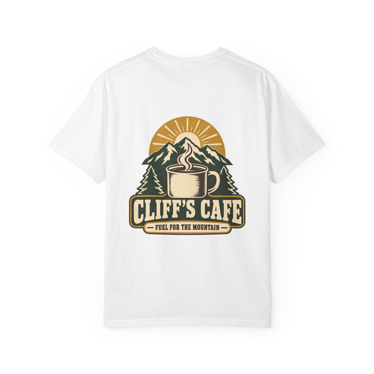 Cliff’s Café Fuel for the Mountain Tee
